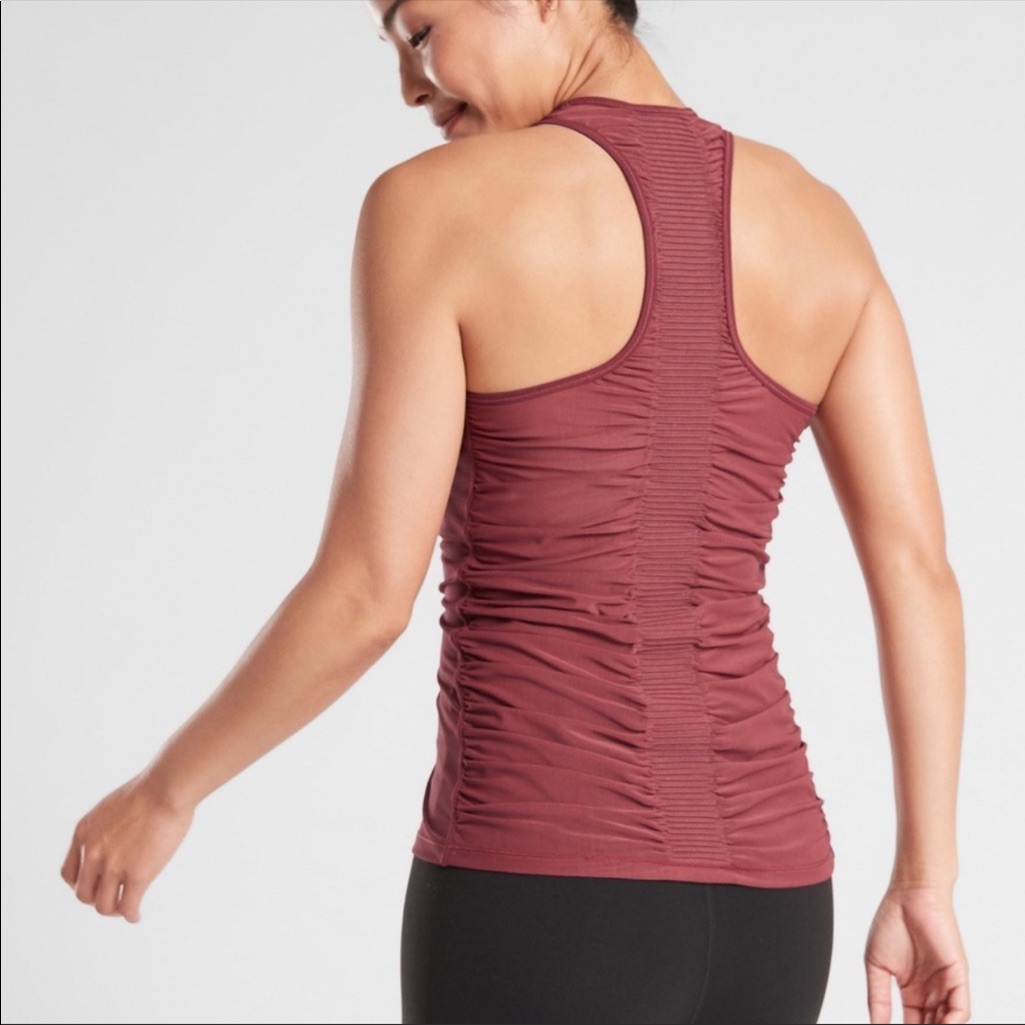 Athleta Bakasana Tank Top Maple Red Size Xs